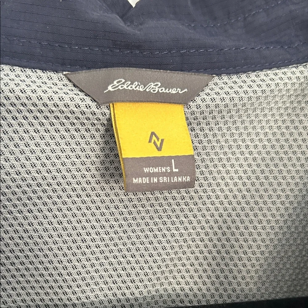 Eddie Bauer Navy Button-Down Shirt - Picture 3 of 4